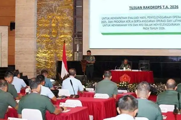Rakorops TNI TA 2026 Perkuat Kesiapan Operasi dan Tegaskan Jati Diri Prajurit di Era Modern