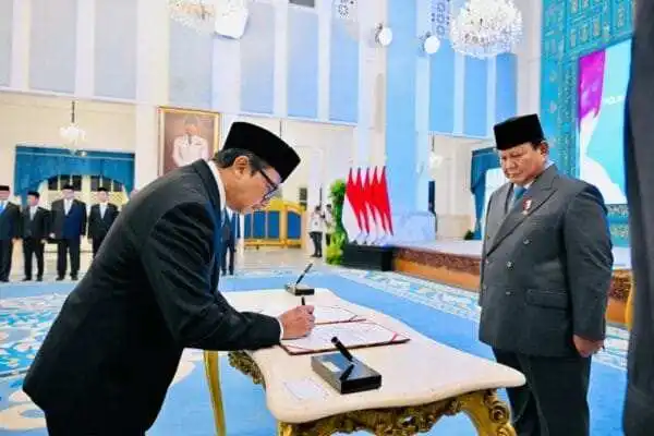 Wakil Panglima TNI Hadiri Pelantikan Hakim Mahkamah Konstitusi dan Wakil Menteri Keuangan di Istana Negara