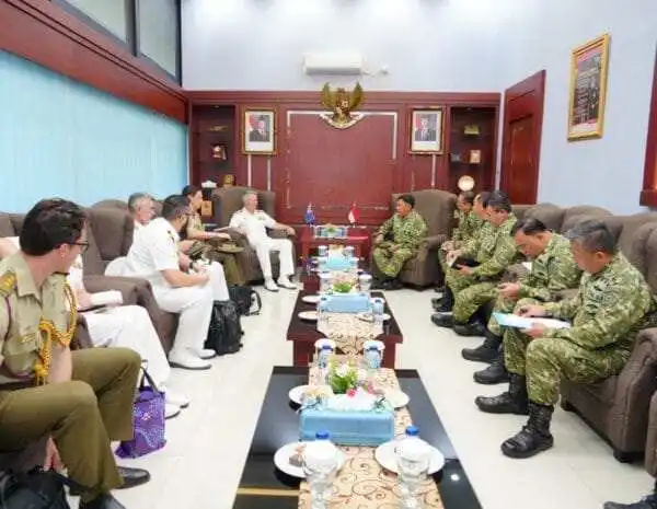 Asops Panglima TNI Terima Courtesy Call Kepala Operasi Gabungan Australia