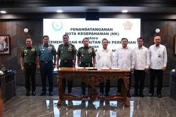 Mabes TNI dan Kementerian Kelautan dan Perikanan Teken MoU Sektor Kelautan dan Perikanan