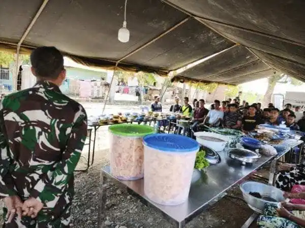 Satgas Kuala TNI–Jhonlin Laksanakan Tradisi Meugang Bersama Warga Aceh Tamiang