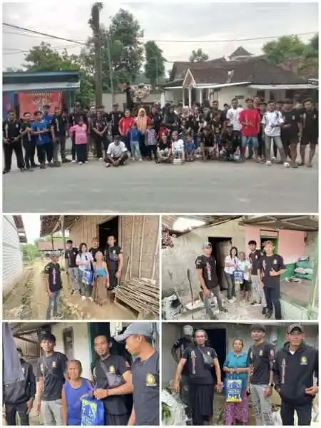 Kegiatan Sosial Laskar Ronggolawe Nusantara Disambut Antusias Warga Desa Klumpit