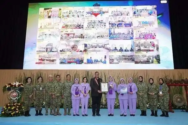Donor Darah Serentak Wanita TNI dan Dharma Pertiwi Raih Rekor MURI