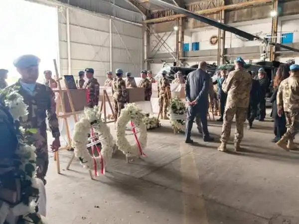 UNIFIL Gelar Upacara Memorial untuk Tiga Prajurit TNI yang Gugur di Lebanon SelatanUNIFIL Gelar Upacara Memorial untuk Tiga Prajurit TNI yang Gugur di Lebanon Selatan