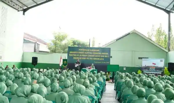 Perkuat Soliditas Dalam Mendukung Tugas Suami Sebagai Prajurit, Persit Kodim Bojonegoro Gelar Pertemuan Gabungan