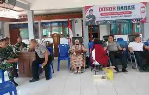 Antisipasi Krisis Stok, Dua Koramil Jajaran Kodim Bojonegoro Gelar Bakti Sosial Donor Darah