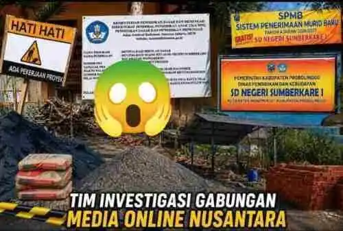 Revitalisasi SDN Sumberkare I Rp471 Juta Disorot LSM JakPro