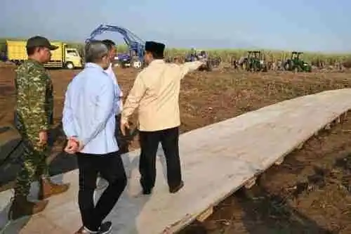 Panglima TNI Dampingi Presiden RI Panen Raya Terpadu TNI, Perkuat Ketahanan Pangan Nasional