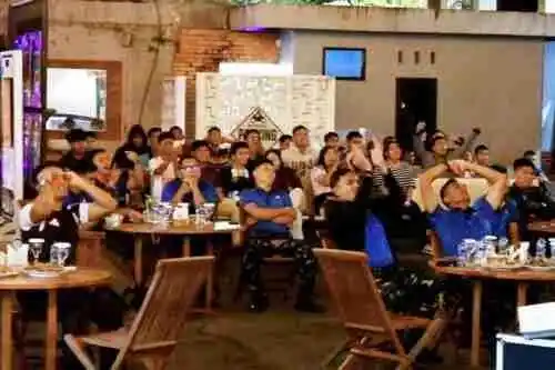 Semarak Nobar Gembira Final Piala Dunia 2026, Lanud Sultan Hasanuddin Pererat Kebersamaan