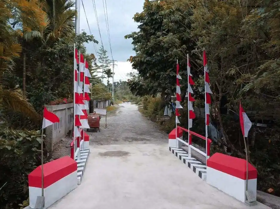 Rampung Dibangun, Jembatan Beton Kamoro Jaya Hadirkan Harapan Baru bagi Masyarakat
