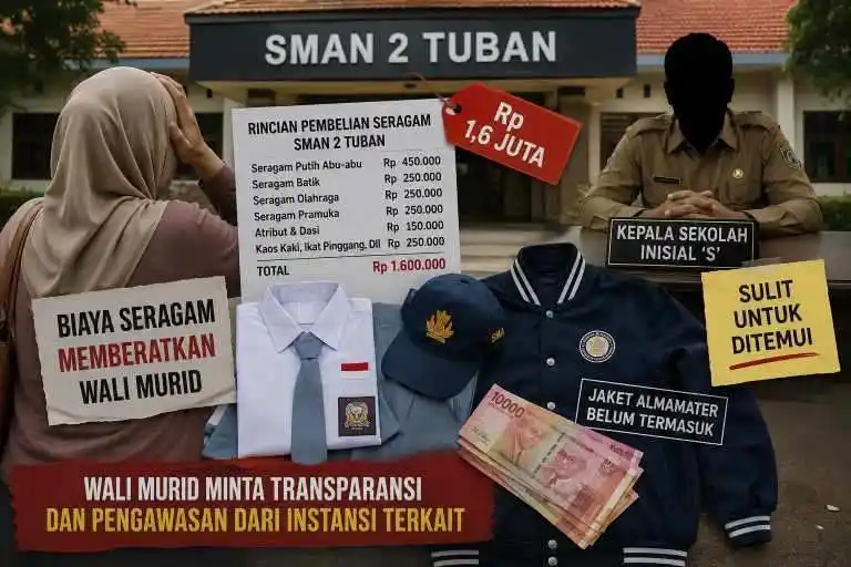 Seragam Rp1,6 Juta di SMAN 2 Tuban Jadi Sorotan, Transparansi Biaya Dipertanyakan