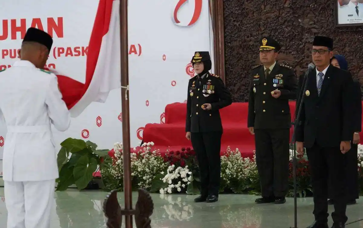 Dandim Bojonegoro Hadiri Pengukuhan 72 Anggota Paskibraka 2026: Siap Tunaikan Tugas Mulia di Hari Kemerdekaan