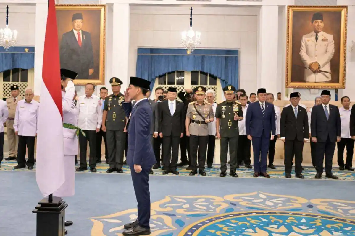 Panglima TNI Hadiri Pengukuhan Paskibraka Tingkat Pusat Tahun 2026