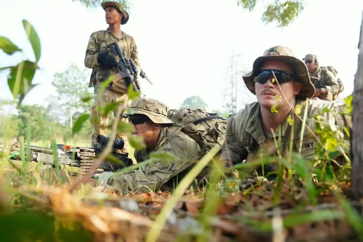 Jungle FTX Asah Kemampuan Tempur Pasukan Multinasional di Medan Hutan