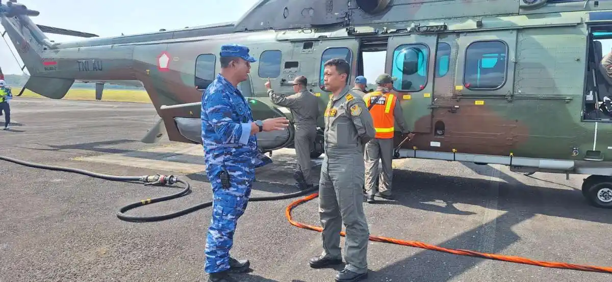TNI Perkuat Penanganan Karhutla di Kawasan IKN Melalui Darat dan Udara