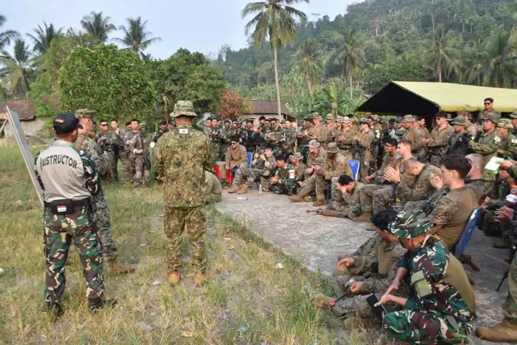 Marine Force Lampung Uji Kemampuan Tempur Jarak Dekat Serta Serangan Malam Di SGS 2026