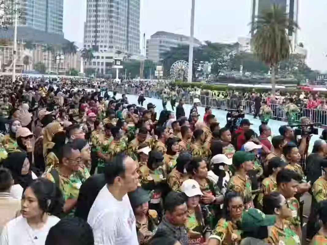 TNI Run 2026 Meriahkan Rangkaian HUT Ke-81 TNI, 15.965 Pelari Padati Monas