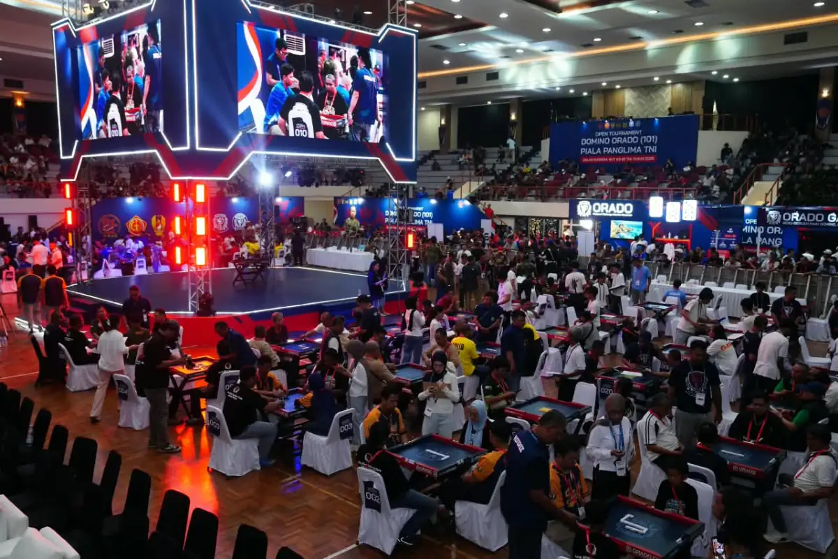 Gelorakan Sportivitas, Panglima TNI Ramaikan Open Tournament Domino Orado (101)