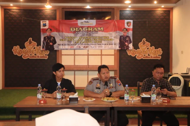 Kapolresta Tuban Buka Pintu Kritik, Mahasiswa Diajak Bersinergi Menjaga Keamanan