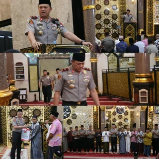 Polri Bersama Masyarakat Terus Perkuat Silahturahmi, Kapolda PBD Gelar Subuh Keliling