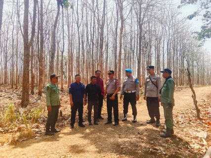 Patroli Bersama Polsek Grabagan Dan jajaran Kph, cegah Pembakaran Hutan Dan Curyuti Di Musim Kemarau