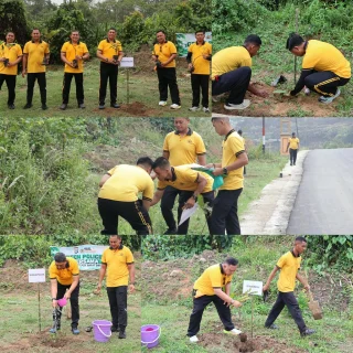 Polda Papua Barat Daya Gelar Green Policing, Ajak Personel Peduli Lingkungan