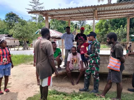 Jangan Membakar Hutan dan Lahan Karena Menganggu Kesehatan Serta Kelestarian Lingkungan, Pesan Satgas TMMD Ke-130