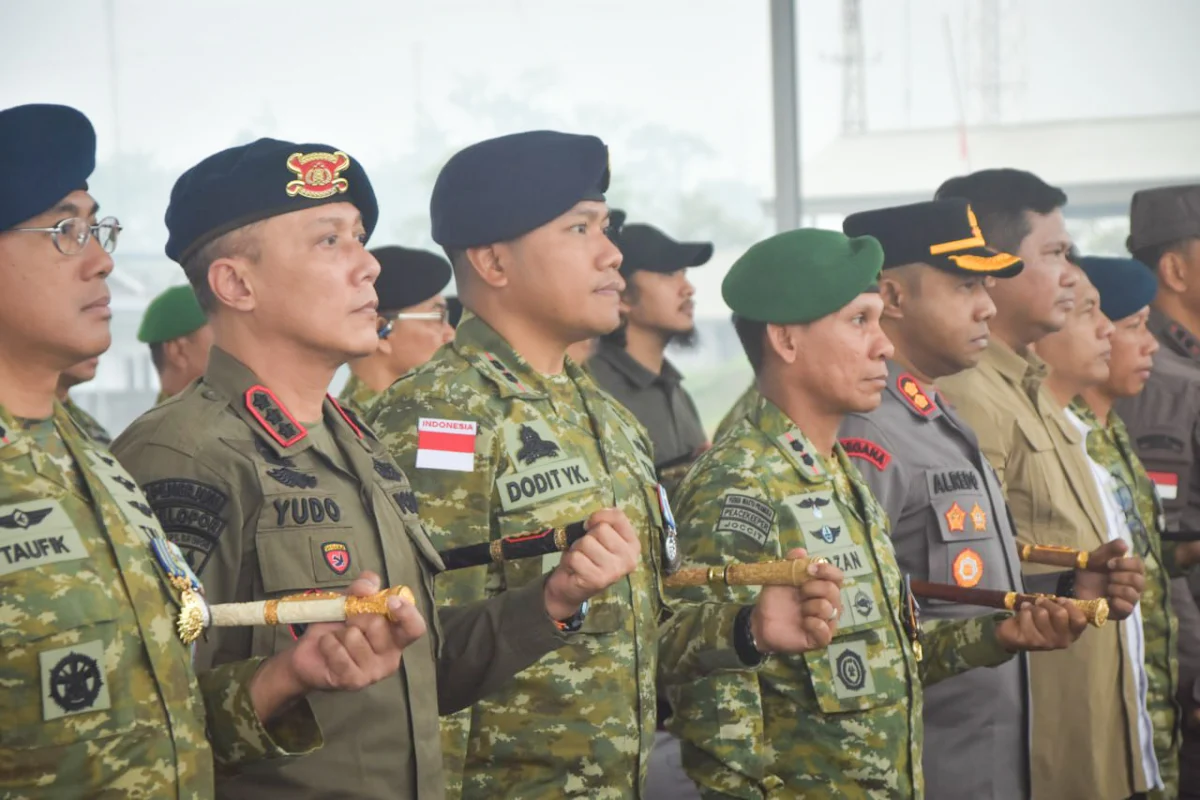 Upacara HUT ke-81 TNI di Timika Berlangsung Khidmat