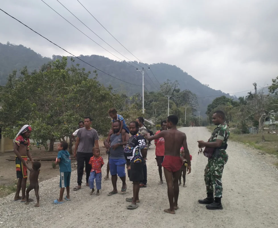 Penuh Sukacita, Masyarakat Distrik Ransiki Sambut Satgas TMMD ke-130 Tahun 2026