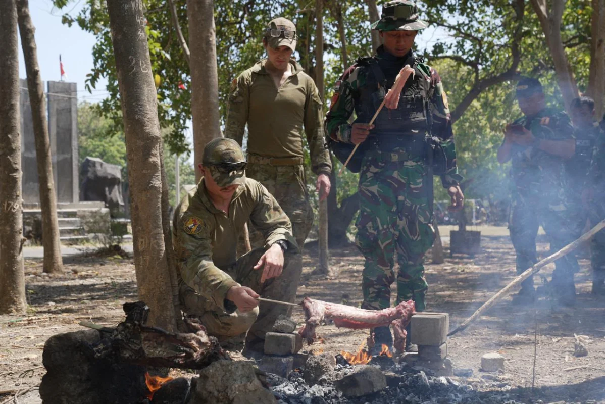 TNI–ADF Asah Kemampuan Bertahan Hidup di Alam Liar dalam Latgabma Keris Woomera 2026