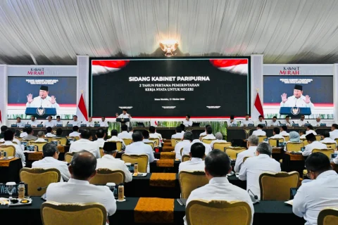 Panglima TNI Hadiri Sidang Kabinet Paripurna di Istana Negara
