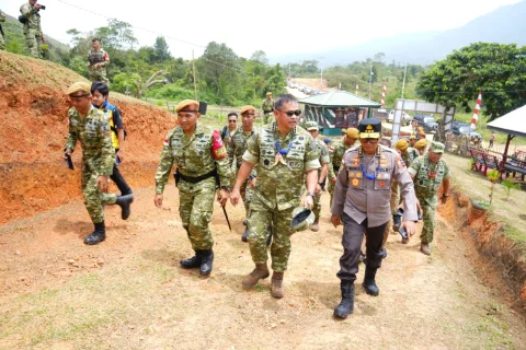 Dari Garis Batas Hingga Medan Latihan, Wapang TNI Pastikan Kesiapan di Nunukan