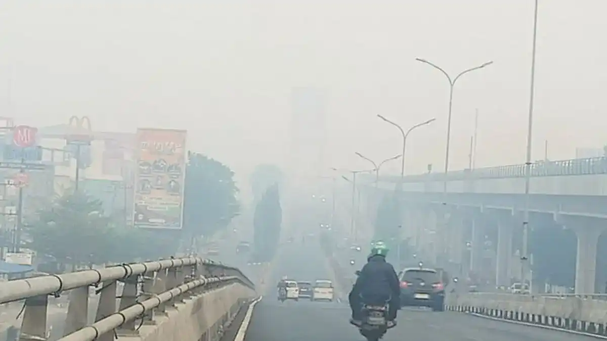 Kabut Asap Dorong Kualitas Udara Palembang ke Level Sangat Berbahaya
