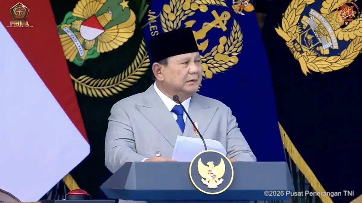 Prabowo Resmikan 204 Satuan Baru TNI, Enam Kodam Masuk Daftar