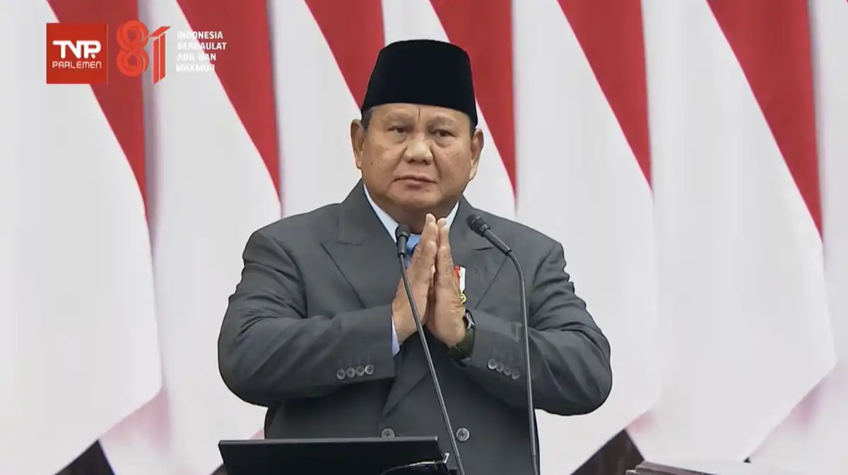 Prabowo Berseloroh soal Tepuk Tangan Meriah untuk Sherly Tjoanda