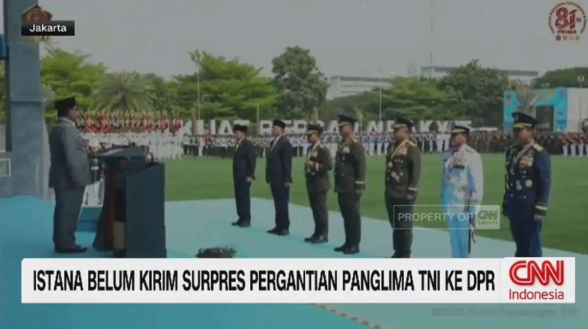 Istana Pastikan Surpres Pergantian Panglima TNI Belum Dikirim ke DPR