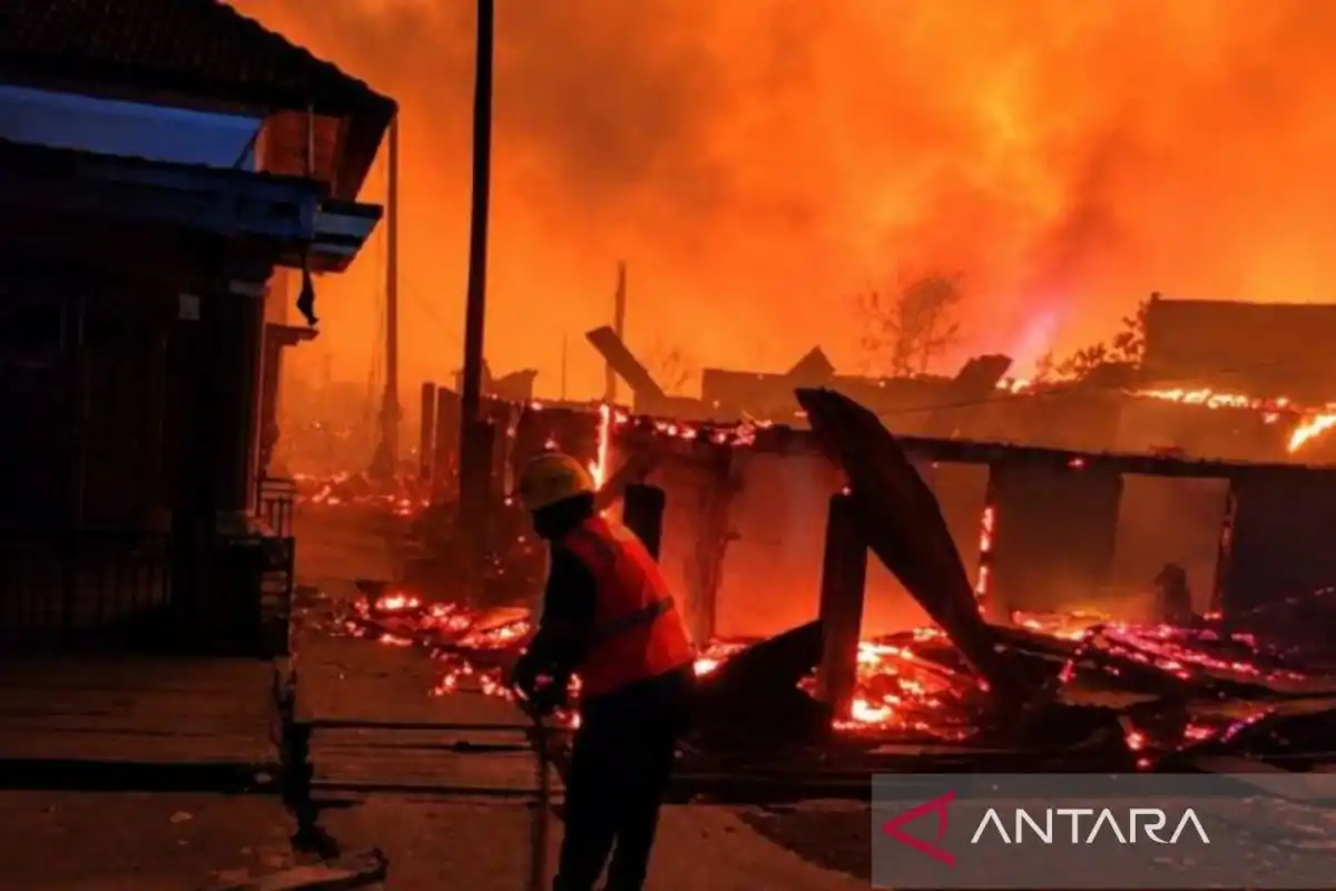 PLN Babel amankan jaringan listrik pascakebakaran di Bangka Selatan