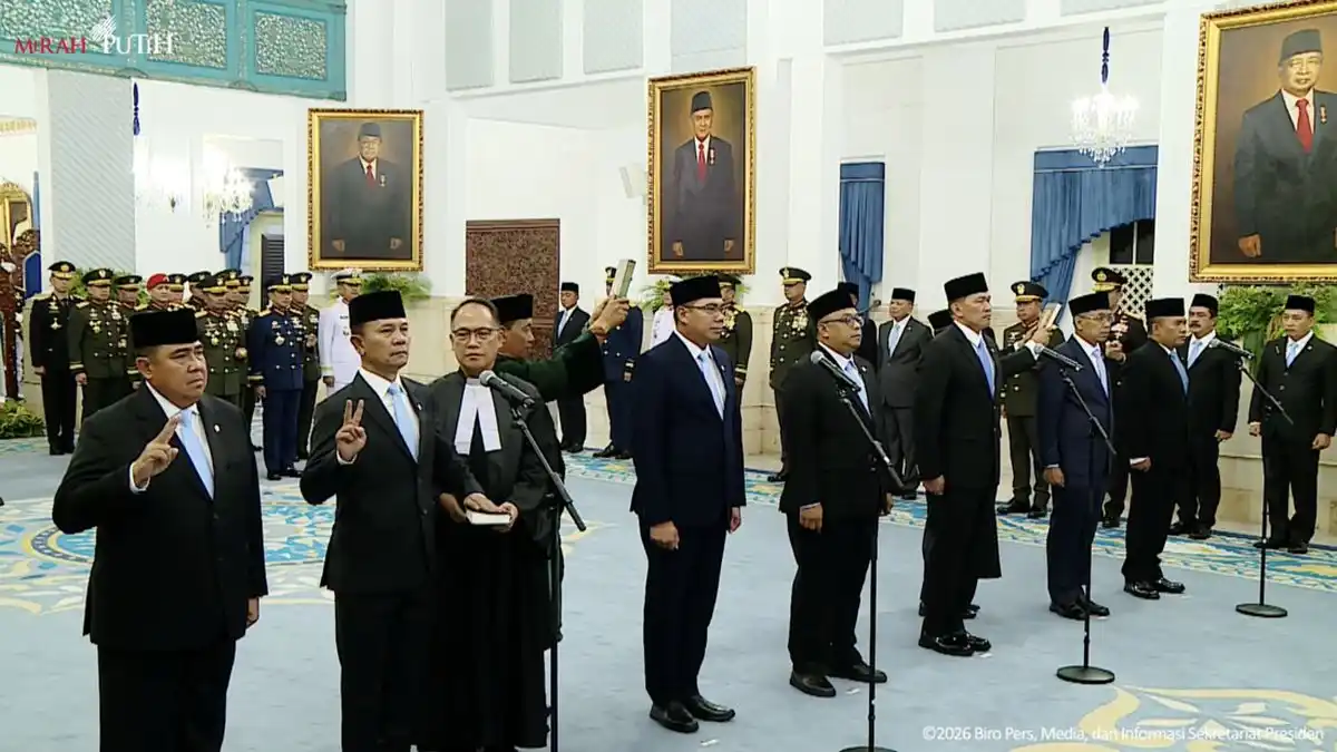 Prabowo Lantik Sembilan Pejabat Negara dalam Perombakan Kabinet Kedelapan