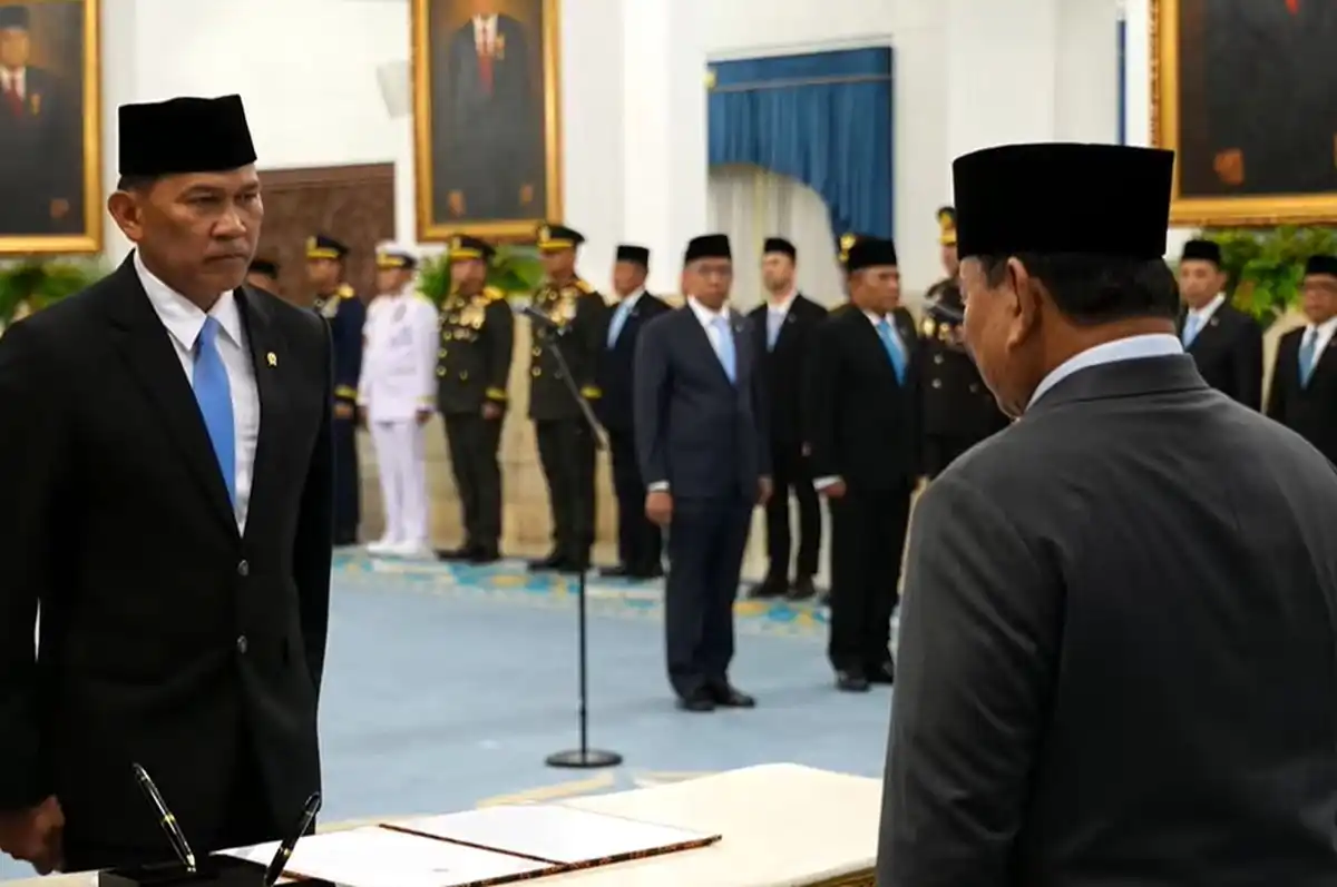 Kristomei Sianturi Dilantik Prabowo sebagai Kepala BNPB