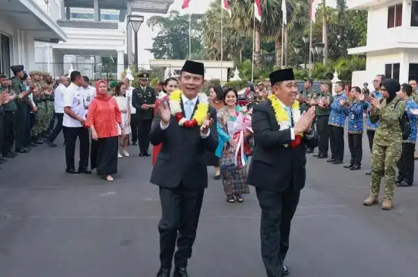 Richard Tampubolon dan Yusuf Jauhari Bagi Fokus Tugas sebagai Wamenhan
