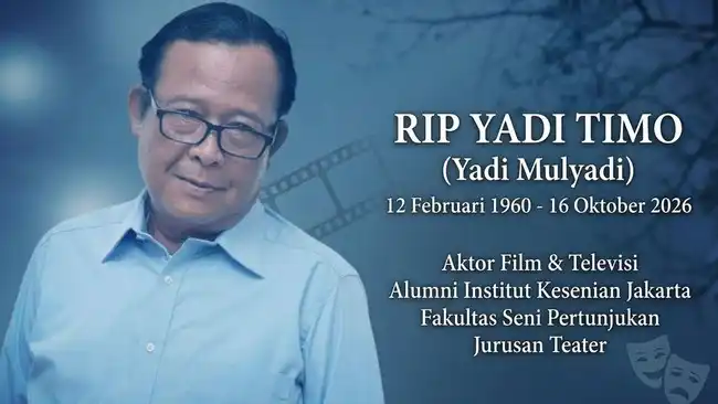 Yadi Timo Wafat pada Usia 66 Tahun, Dikenang sebagai Sahabat yang Peduli