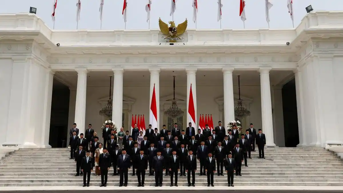 Pejabat Kabinet Prabowo Hadiri Rapat di Istana Bogor