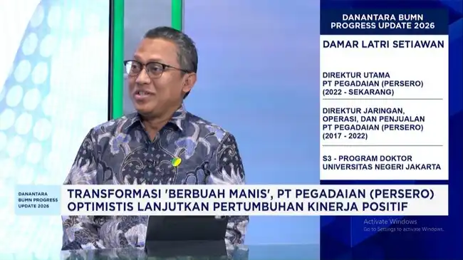 Pegadaian Bukukan Laba Rp 6,59 Triliun pada Semester I 2026