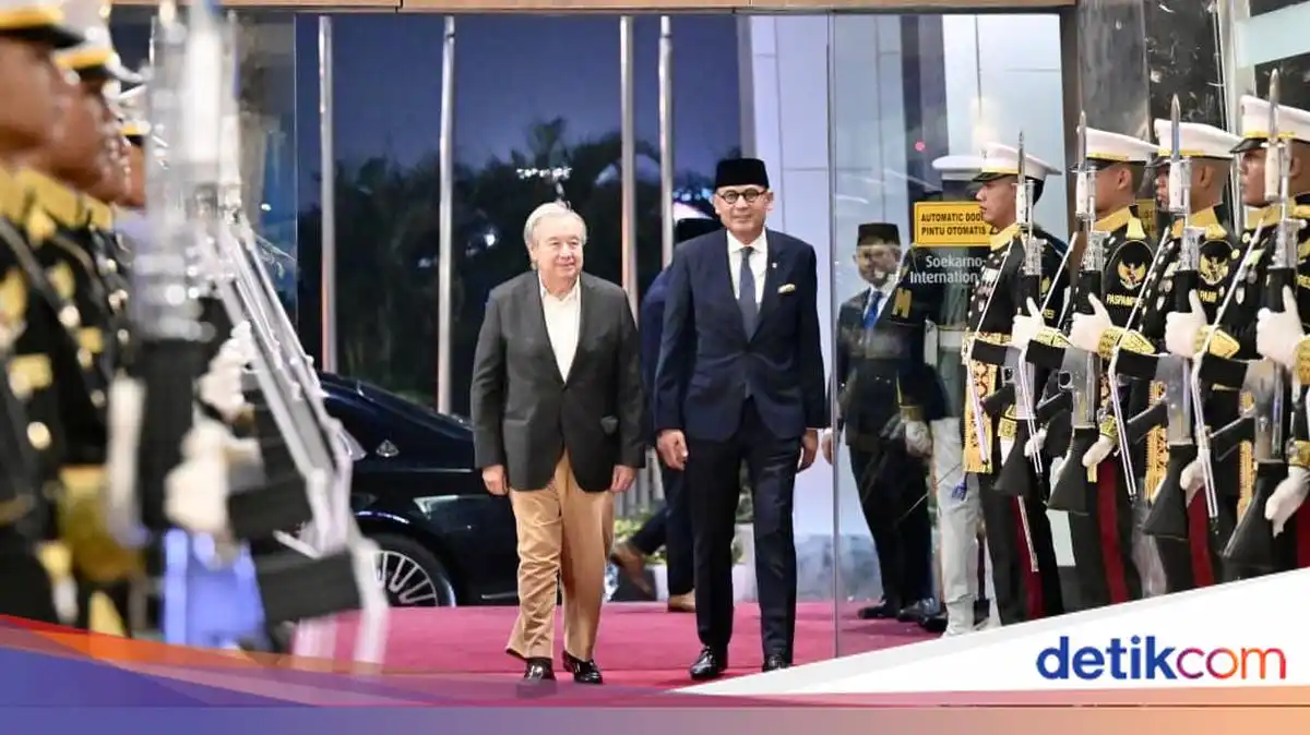 Sekjen PBB Tiba di Indonesia, Agenda Pertemuan dengan Prabowo Menanti
