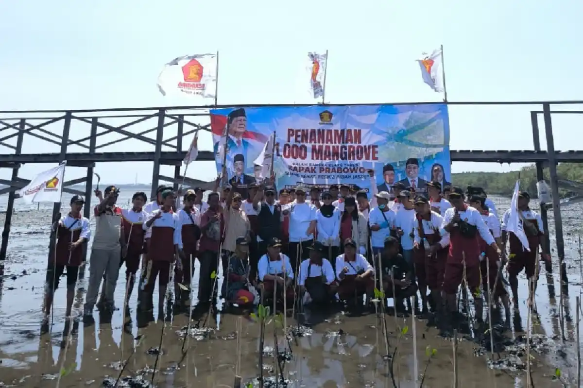 Gerindra Jawa Timur Gelar Aksi Lingkungan di 38 Kabupaten dan Kota