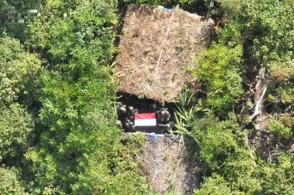 Temuan di Honai Tersembunyi Saat Satgas Menyisir Hutan Intan Jaya