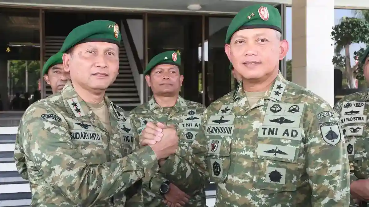 Sepuluh Kodim Beralih ke Kodam Mataram dalam Penataan Komando TNI AD