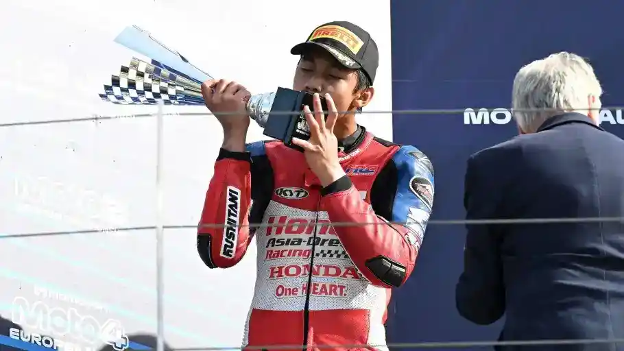 Kiandra Ramadhipa Tampil Kompetitif di Misano dalam Penutup Moto3 Junior 2026