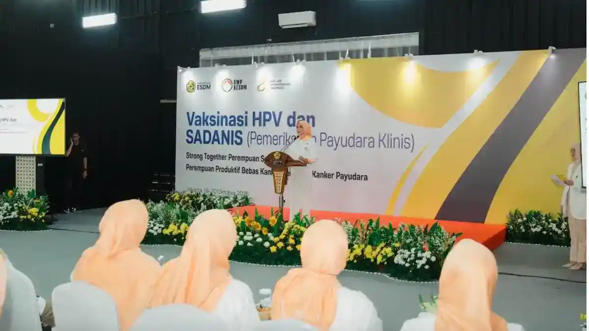 Layanan HPV dan SADANIS DWP ESDM Jangkau Empat Kota, Sri Suparni Dorong Perempuan Periksa Dini