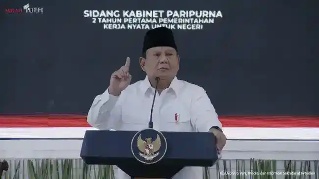 Prabowo Soroti Capaian Dua Tahun Pemerintahan dan Penindakan Penyelundupan